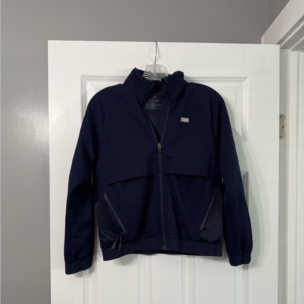 Figs XXS Scrub Jacket Navy